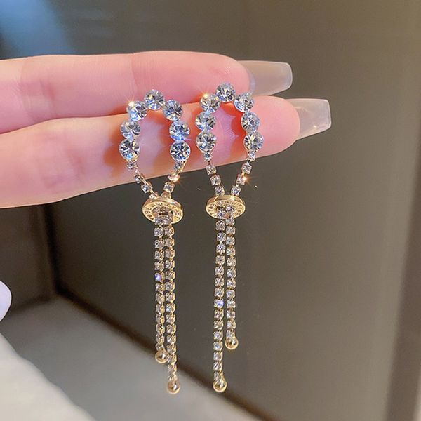 elegant versatile fashion rhinestone tassel dangle earrings for women korean fashion earring daily birthday party jewelry gifts, Silver
elegant versatile fashion rhinestone tassel dangle earrings for women korean fashion earring daily birthday party jewelry gifts, Silver