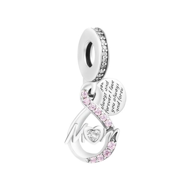 mum infinity pavé double dangle charm silver beads for jewelry making fit chairms 925 pandora bracelet & bangle fashion jewelry spring bloom, Black
mum infinity pavé double dangle charm silver beads for jewelry making fit chairms 925 pandora bracelet & bangle fashion jewelry spring bloom, Black