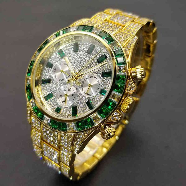 iced out men watch fashion diamond gold quartz classic hip hop waterproof male clock party gift rhinestone watches luxury designe, Slivery;brown
iced out men watch fashion diamond gold quartz classic hip hop waterproof male clock party gift rhinestone watches luxury designe, Slivery;brown