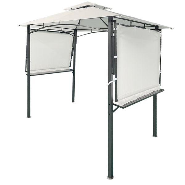 summer promotion home 12ft.lx4.3ft.w steel double tiered backyard patio bbq grill gazebo with bar counters
summer promotion home 12ft.lx4.3ft.w steel double tiered backyard patio bbq grill gazebo with bar counters