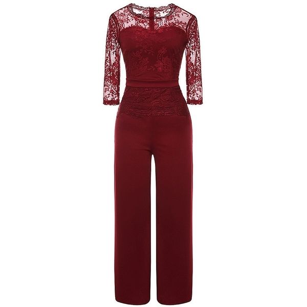 elegant formal sheer black lace jumpsuit womens overalls mesh patchwork romper loose long trousers female wide leg jumpsuit y200422, Black;white
elegant formal sheer black lace jumpsuit womens overalls mesh patchwork romper loose long trousers female wide leg jumpsuit y200422, Black;white