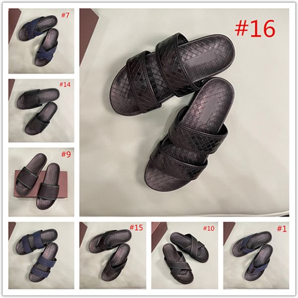 latest with box men's fashion slippers luxury summer flat bottom herringbone slippers leather beach slide sandals sizes 38-45, Black
latest with box men's fashion slippers luxury summer flat bottom herringbone slippers leather beach slide sandals sizes 38-45, Black