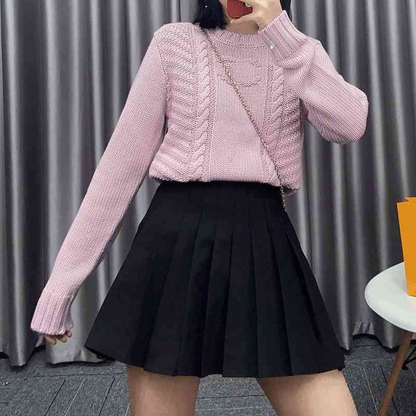women's knits & tees small fragrant wind collar, fried dough twist knitted sweater, taro purple lovely female coat, long sleeves, autum, White 
women's knits & tees small fragrant wind collar, fried dough twist knitted sweater, taro purple lovely female coat, long sleeves, autum, White