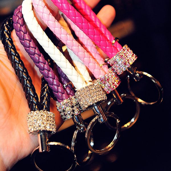 1pcs universal crystal keychain creative diy new luxury key chain wallet messenger bag backpack pendant with 6 colors
1pcs universal crystal keychain creative diy new luxury key chain wallet messenger bag backpack pendant with 6 colors