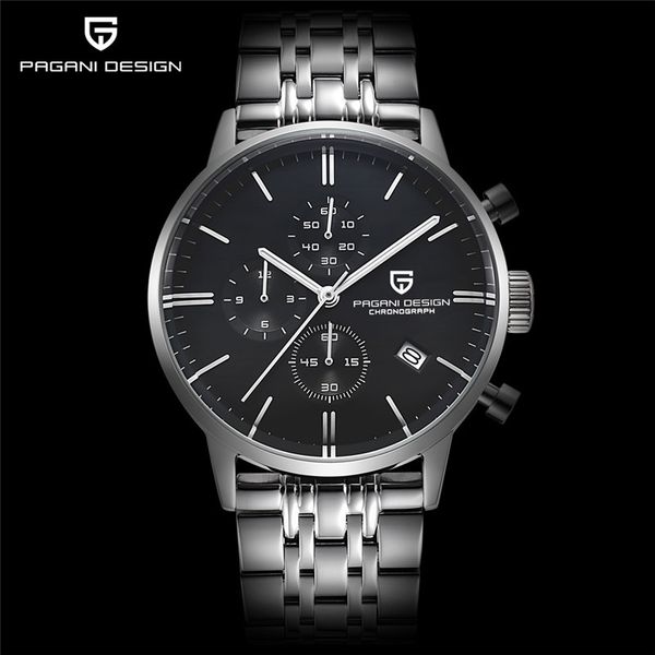 luxury designer pagani dseign mens waterproof 30m sport chronograph quartz clock relogio masculino, Slivery;black
luxury designer pagani dseign mens waterproof 30m sport chronograph quartz clock relogio masculino, Slivery;black