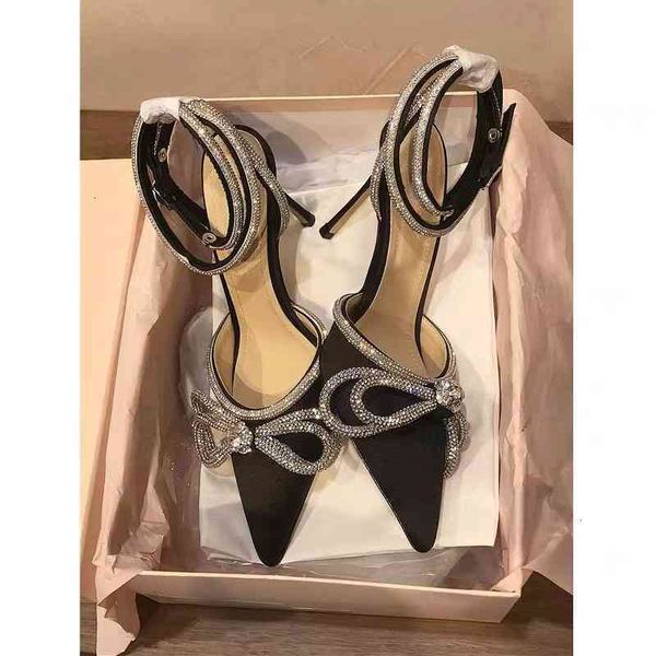 sandals high heeled shoes female spring fairy style bow pointed sandals thin heel silk satin shallow mouth single, Black
sandals high heeled shoes female spring fairy style bow pointed sandals thin heel silk satin shallow mouth single, Black
