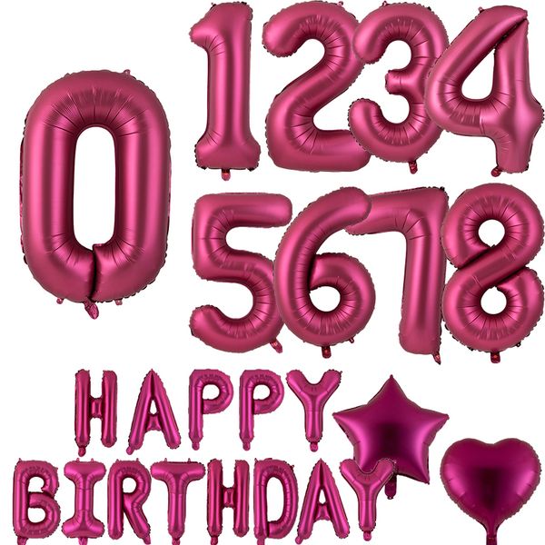 40 inch burgundy foil balloon big number ballons digital baloons wedding decoration birthday party wine red globos decor
40 inch burgundy foil balloon big number ballons digital baloons wedding decoration birthday party wine red globos decor