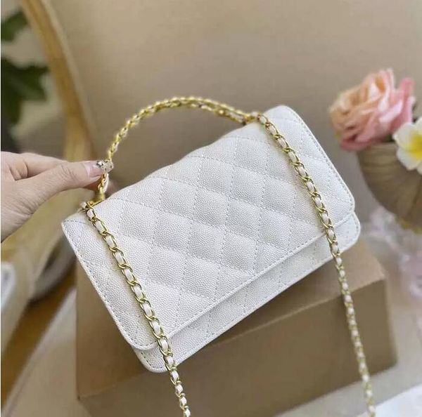 fashion classic womens luxury mini flap bags caviar solid color crossbody designer bags gold-tone metal chains diamond timeless quilting sho
fashion classic womens luxury mini flap bags caviar solid color crossbody designer bags gold-tone metal chains diamond timeless quilting sho
