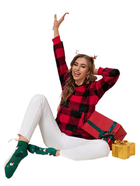 buffalo plaid pattern kangaroo pocket flannel hoodie c5vd#, Black
buffalo plaid pattern kangaroo pocket flannel hoodie c5vd#, Black