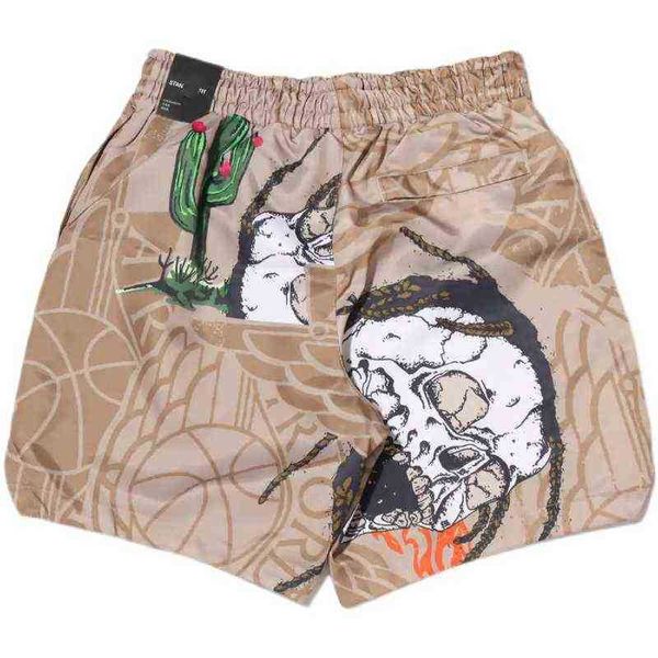 the right version of travis scott co branded ts skull print embroidery trendy ins capris fog shorts, Black
the right version of travis scott co branded ts skull print embroidery trendy ins capris fog shorts, Black
