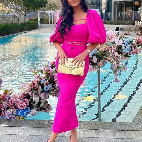 rose red lantern sleeve vintage women dress sets elegant buckle strapy straight half sleeve backless midi party dress suits 220511, Black;gray
rose red lantern sleeve vintage women dress sets elegant buckle strapy straight half sleeve backless midi party dress suits 220511, Black;gray