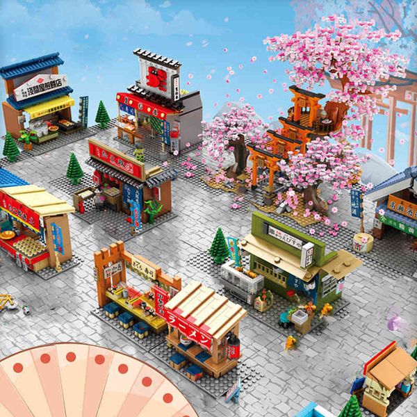 block japanese mini moc creative retail street store shop house tree model building architect sakura inari shrine city miniature aa220317
block japanese mini moc creative retail street store shop house tree model building architect sakura inari shrine city miniature aa220317