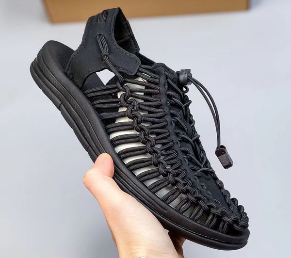 men sandals uneek premium keenn newport leather slippersr luxury summer flat rubber sandal beach slide a1, Black
men sandals uneek premium keenn newport leather slippersr luxury summer flat rubber sandal beach slide a1, Black