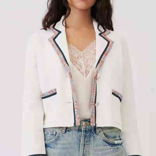 women's suits & blazers french spring and summer women's wear small fragrant wool knitted suit collar short coat, White;black
women's suits & blazers french spring and summer women's wear small fragrant wool knitted suit collar short coat, White;black
