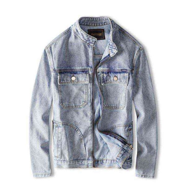 vintage mcikkny men cargo denim jacket multi pockets washed punk style trucker jeans coats streetwear patchwork t220728, Black;brown
vintage mcikkny men cargo denim jacket multi pockets washed punk style trucker jeans coats streetwear patchwork t220728, Black;brown
