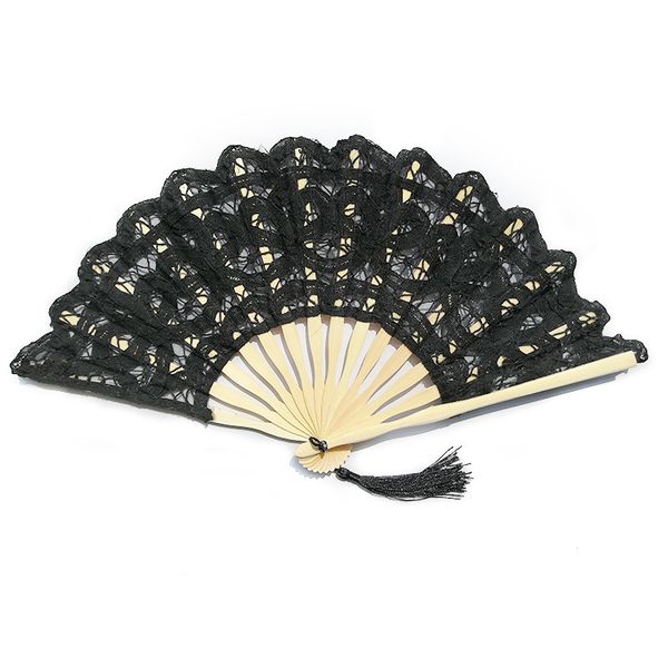 lady's girl's vintage fan party decoration retro flower lace handheld folding hand fan black 1222127
lady's girl's vintage fan party decoration retro flower lace handheld folding hand fan black 1222127