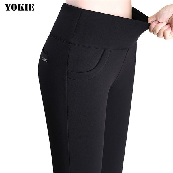 s 6xl plus size summer women calf length pencil pants paige high elasticity korean style leisure trousers 210412, Black;white
s 6xl plus size summer women calf length pencil pants paige high elasticity korean style leisure trousers 210412, Black;white