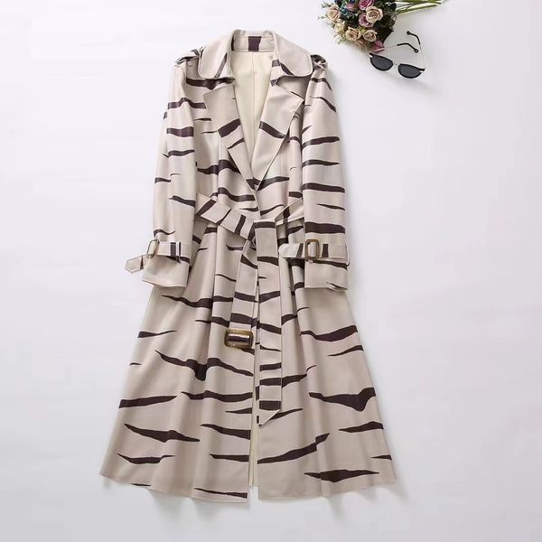 european and american women's summer 2022 new long-sleeved suit with striped belt fashionable trench coat, Tan;black
european and american women's summer 2022 new long-sleeved suit with striped belt fashionable trench coat, Tan;black