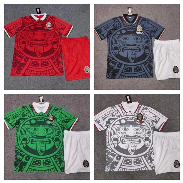 kit blanco mexico retro soccer jerseys 1998 vintage hernandez blanco campos uniforms jorge campos goalkeeper classic jersey football shirt, Black;yellow
kit blanco mexico retro soccer jerseys 1998 vintage hernandez blanco campos uniforms jorge campos goalkeeper classic jersey football shirt, Black;yellow