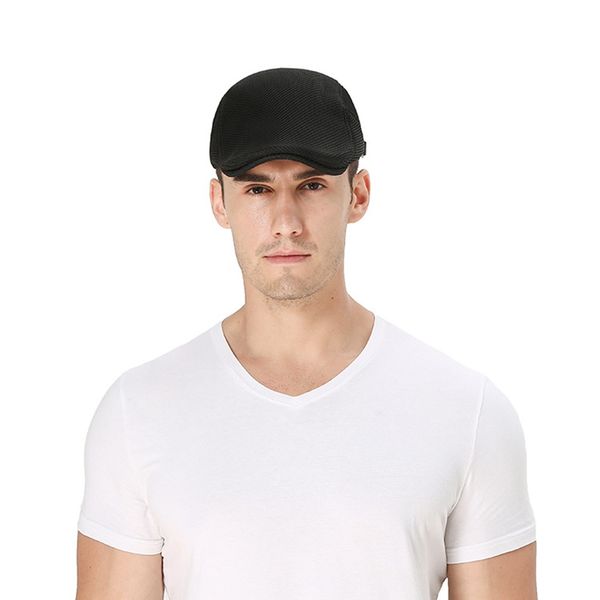 beret men's duckbill cap summer solid color mesh breathable forward cap male casual visor caps classic gentleman hat, Blue;gray
beret men's duckbill cap summer solid color mesh breathable forward cap male casual visor caps classic gentleman hat, Blue;gray