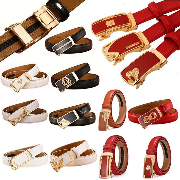 2.4cm width women genuine leather belts fashion automatic buckle belt for female durable straps, Black;brown
2.4cm width women genuine leather belts fashion automatic buckle belt for female durable straps, Black;brown