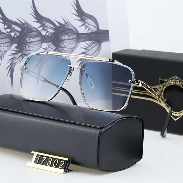 luxury brand classic retro women's sunglasses men's fashionable square metal frame uv400 sunglasses with box, White;black
luxury brand classic retro women's sunglasses men's fashionable square metal frame uv400 sunglasses with box, White;black
