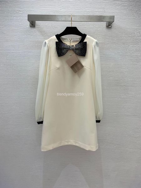 casual dresses straight women's dress color drill bow decoration light perspective chiffon yarn sleeve a-line skirt, Black;gray
casual dresses straight women's dress color drill bow decoration light perspective chiffon yarn sleeve a-line skirt, Black;gray