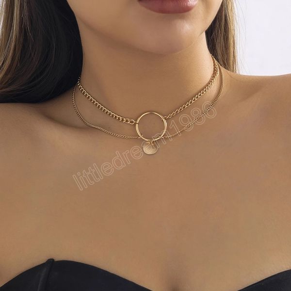 vintage multilayer round sequin pendant choker necklace for women clavicle chain aesthetic fashion neck jewelry gifts, Golden;silver
vintage multilayer round sequin pendant choker necklace for women clavicle chain aesthetic fashion neck jewelry gifts, Golden;silver
