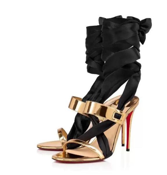 summer ladies sandal crepe satin perched vertiginous100 mm red bottoms heels sandal ankle strap party dress wedding, Black
summer ladies sandal crepe satin perched vertiginous100 mm red bottoms heels sandal ankle strap party dress wedding, Black