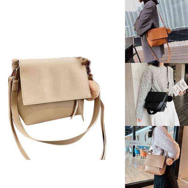 korean style girl small bag messenger bag hair ball retro shoulder bag g220519
korean style girl small bag messenger bag hair ball retro shoulder bag g220519