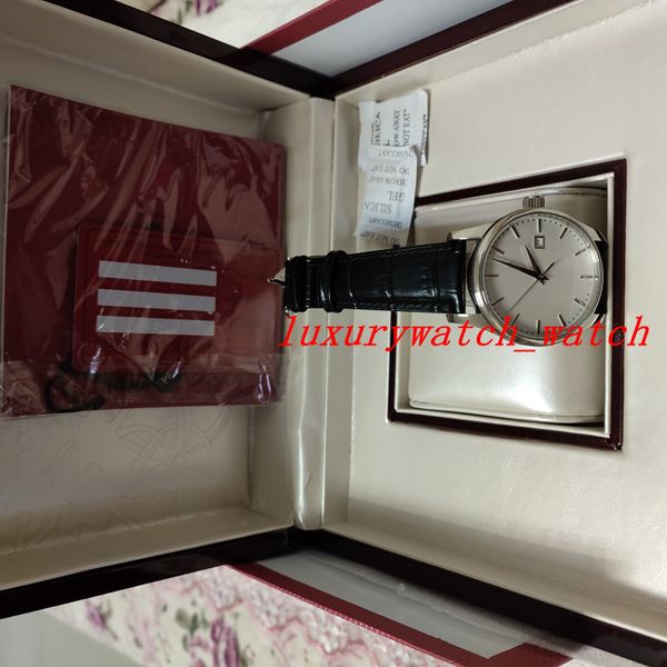 with box/papers watch woman automatic movement fashion style 39mm automatic 5227r001 calatrava black leather strap, Slivery;brown
with box/papers watch woman automatic movement fashion style 39mm automatic 5227r001 calatrava black leather strap, Slivery;brown