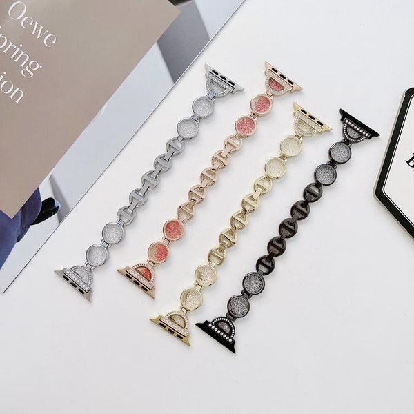 Luxury Watch Strap Gold Silver Black Rose Stainless Steel Band For Apple Watches Chain Band Trend Bright 38 40 41 42 44 45MM Iwatch Series 7 6 5 4 3 2 smart straps
Luxury Watch Strap Gold Silver Black Rose Stainless Steel Band For Apple Watches Chain Band Trend Bright 38 40 41 42 44 45MM Iwatch Series 7 6 5 4 3 2 smart straps