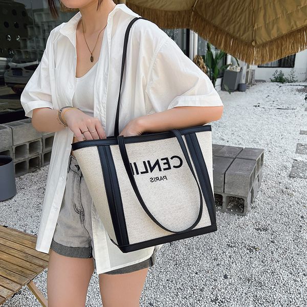 designer bags women's 22 new cabas fabric canvas one shoulder large capacity tote bag niche simple shopping
designer bags women's 22 new cabas fabric canvas one shoulder large capacity tote bag niche simple shopping