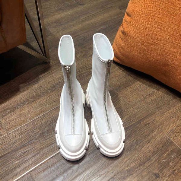 boots white both leather ankle chelsea platform wedges front zip-up round toe square heel booties chunky ridged-sole boot luxury designers 9, Black
boots white both leather ankle chelsea platform wedges front zip-up round toe square heel booties chunky ridged-sole boot luxury designers 9, Black