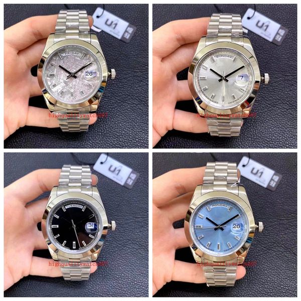 new version u1 men's watches 40mm silver black green dial 228236 228206 228239 stainless steel bracelet eta 2813 movement automatic men, Slivery;brown
new version u1 men's watches 40mm silver black green dial 228236 228206 228239 stainless steel bracelet eta 2813 movement automatic men, Slivery;brown