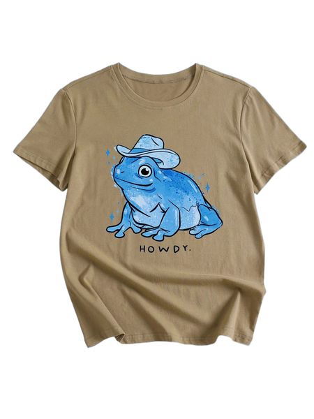 romwe x elizabeth graham cartoon frog print tee v9rt#, White
romwe x elizabeth graham cartoon frog print tee v9rt#, White