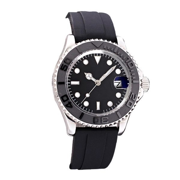 watches designer watch fine steel case anti fingerprint ceramic ring comfortable rubber strap sapphire glass waterproof 40mm de luxe, Silver
watches designer watch fine steel case anti fingerprint ceramic ring comfortable rubber strap sapphire glass waterproof 40mm de luxe, Silver