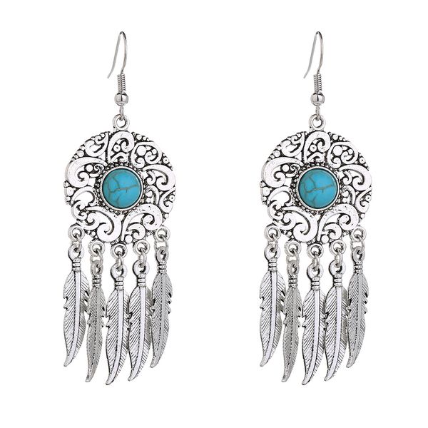 fashion designers accessories selling ornament vintage hollow carved long earrings dreamcatcher feather tassel pendant earrings outdoor home, Silver
fashion designers accessories selling ornament vintage hollow carved long earrings dreamcatcher feather tassel pendant earrings outdoor home, Silver