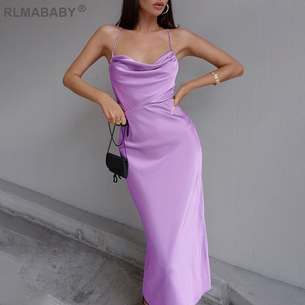 women pile collar satin mid-calf dress slim spaghetti strap backless lace up bodycon dress summer elegant long dress, Black;gray
women pile collar satin mid-calf dress slim spaghetti strap backless lace up bodycon dress summer elegant long dress, Black;gray