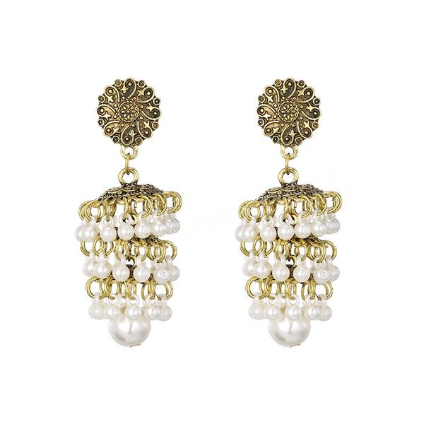 layered pearl beaded tassel earring for women turkey bijoux vintage handmade hanging dangle earrings ethnic tribe indian jewelry, Silver
layered pearl beaded tassel earring for women turkey bijoux vintage handmade hanging dangle earrings ethnic tribe indian jewelry, Silver