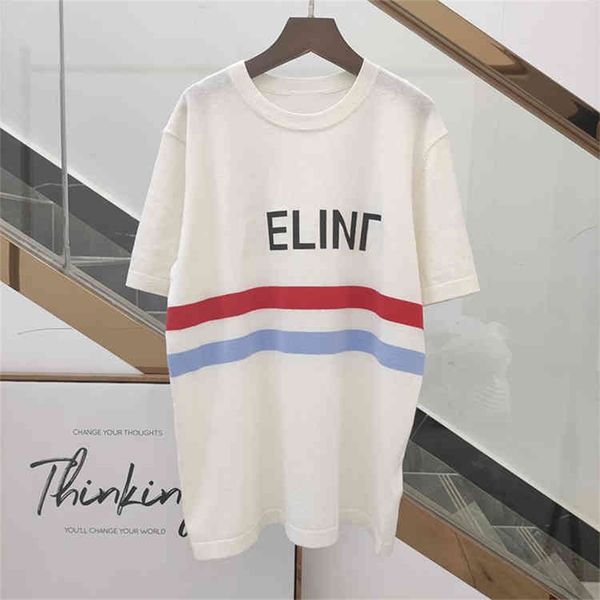home summer new knitted short sleeved t-shirt two stripes contrast color slim fit women's bottom shirt 55% off shop sale, White;black
home summer new knitted short sleeved t-shirt two stripes contrast color slim fit women's bottom shirt 55% off shop sale, White;black