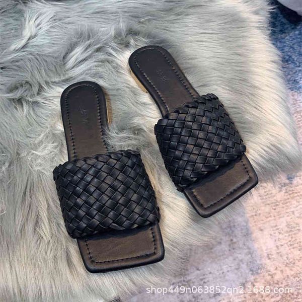 slippers b home net red woven flat slippers spring and summer square head interwoven women's shoes for bedroom, Black
slippers b home net red woven flat slippers spring and summer square head interwoven women's shoes for bedroom, Black