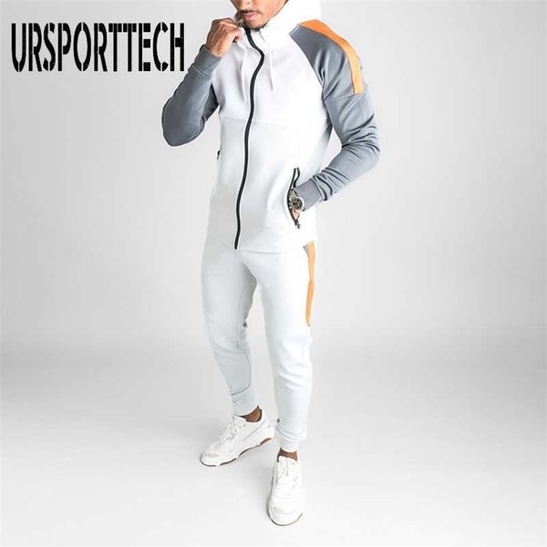 men joggers suit sets solid tracksuit man brand spring autumn sport suit male hoodies pants warm sportswear men's clothing 211006, Gray
men joggers suit sets solid tracksuit man brand spring autumn sport suit male hoodies pants warm sportswear men's clothing 211006, Gray