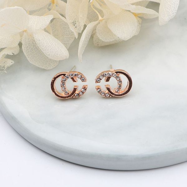 2022 new jewelry accessories new cool rose gold plated double feminine earrings, Golden
2022 new jewelry accessories new cool rose gold plated double feminine earrings, Golden
