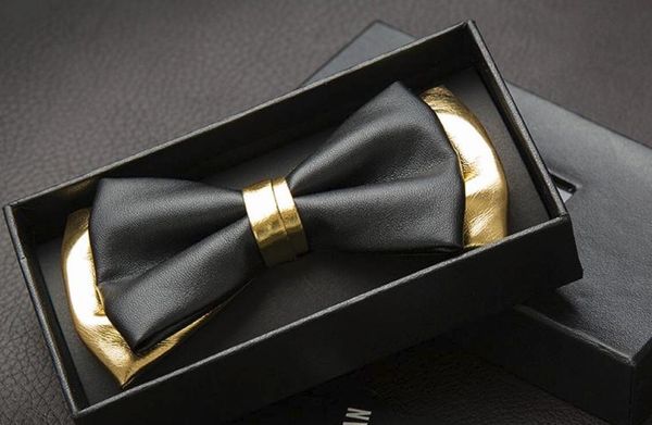 men bow tie with box black gold color male leather pu butterfly tie formal suit wedding groom, Black;gray
men bow tie with box black gold color male leather pu butterfly tie formal suit wedding groom, Black;gray