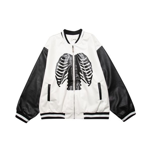 2022fw cardigan baseball coats jacket men women coat pu leather jackets, Black;brown
2022fw cardigan baseball coats jacket men women coat pu leather jackets, Black;brown