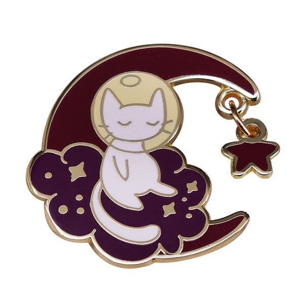 cartoon astronaut cat pins badge on backpack funny brooch pins for clothes broche for women girl schoolbag, Blue
cartoon astronaut cat pins badge on backpack funny brooch pins for clothes broche for women girl schoolbag, Blue