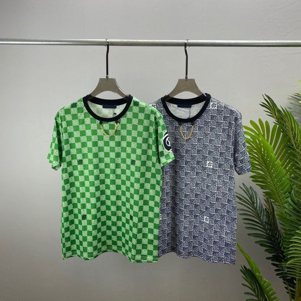 2022ss early spring new high-grade cotton printed t-shirt round neck stitching pullover short sleeves color black white g5f444, Black;brown
2022ss early spring new high-grade cotton printed t-shirt round neck stitching pullover short sleeves color black white g5f444, Black;brown