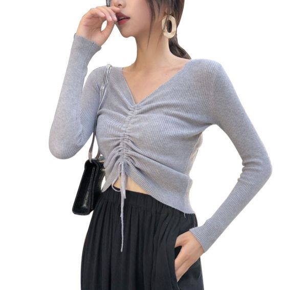 lace up knitting pullover fashion autumn winter sweater women chic pink v-neck knit slim jumper pull femme, White;black
lace up knitting pullover fashion autumn winter sweater women chic pink v-neck knit slim jumper pull femme, White;black