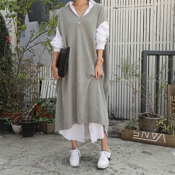 lanmrem long vest coat over knee korean style loose large size student sweater bfwind bat sleeve sweater dress trendy 210203, White;black
lanmrem long vest coat over knee korean style loose large size student sweater bfwind bat sleeve sweater dress trendy 210203, White;black